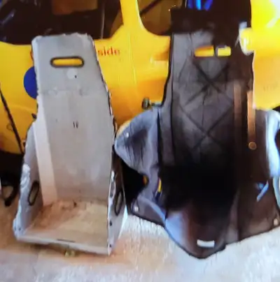 Kirky aluminum race seat padded upholstery. 18 inches. $150 OBO.