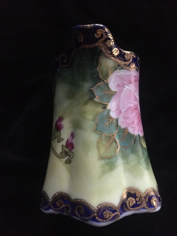 Royal Cobalt Blue Creamer Jug -Hand Painted 1800 French in Arts & Collectibles in City of Toronto - Image 3