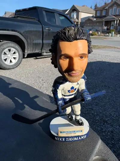 Mike Zigomanis bobble head. Played for the Toronto Maple Leafs Phoenix Coyotes. $15 text 705-928-442...