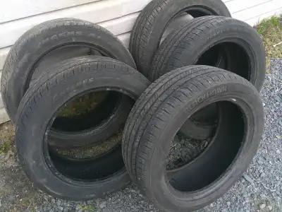 these 5 tires all have tons of tread remaining two are Blackhawk brad the other three are Antares br...