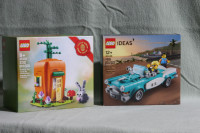 Lego Lot 40448  Antique Car & 40449 Carrot House
