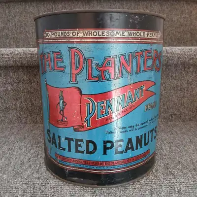 Canne ancienne d’arachides Planters datant de 1920, View more