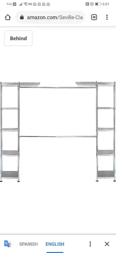 Seville Classics Closet Organizer, View more