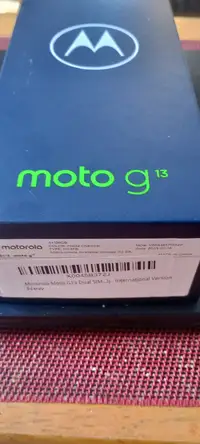 Motorola G13,**À vendre Urgent**