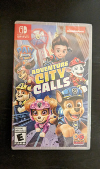 Paw Patrol the Movie: Adventure City Calls SEALED Switch game