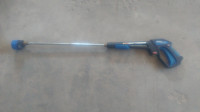 Pressure washer hose, power cord and gun/wand