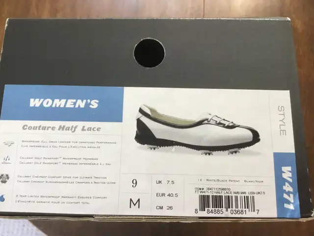 CALLAWAY Women’s Spiked Golf Shoes NEW in Golf in Oshawa / Durham Region - Image 5