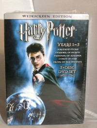 5 DVD BOX SET - HARRY POTTER YEARS 1-5 WIDESCREEN in very good c
