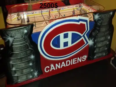 LNH JEU DE HOCKEY TABLE BOARD COLECO GAME ROOM MONTREAL QUEBEC, View more