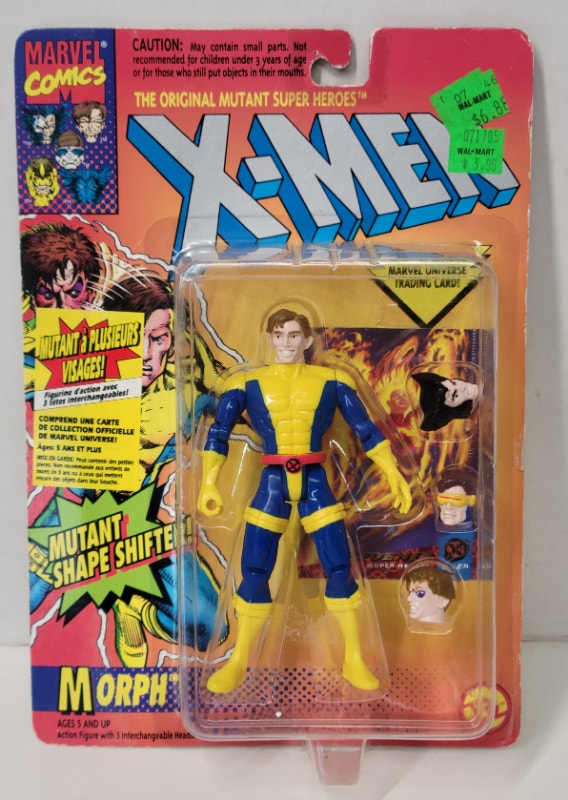 VINTAGE TOY BIZ THE ORIGINAL MUTANT SUPER HEROES XMEN MORPH Toys