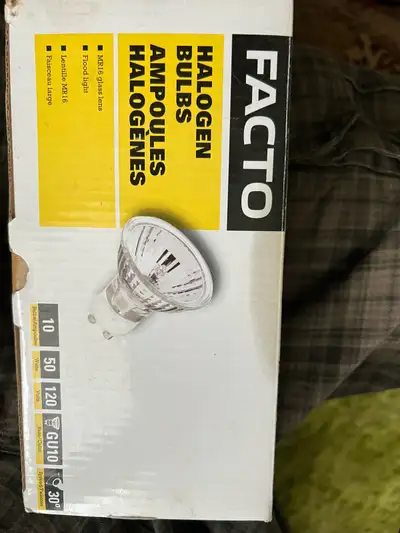 8 Facto GU10  Halogen bulbs, View more
