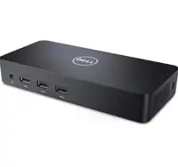 Dell USB 3.0 Ultra HD/4K Triple Display Docking Station, Black 