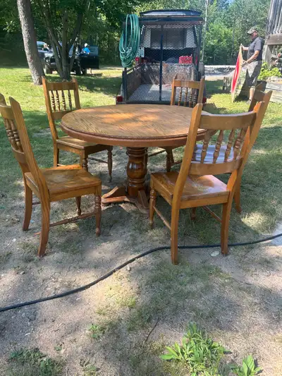 dining table and 5 chairs, View more