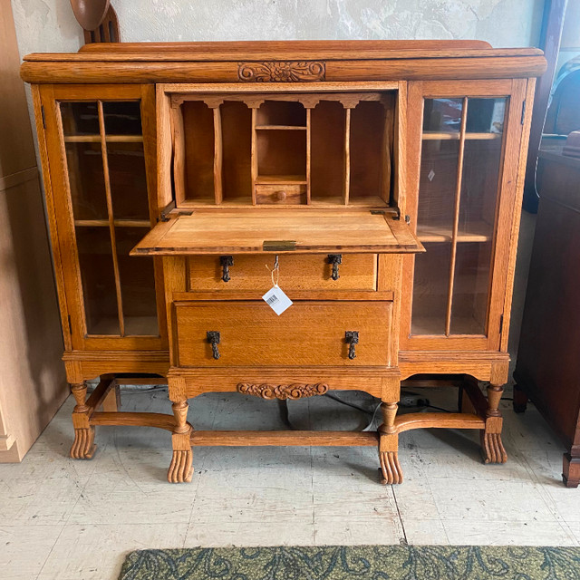 Early 20th Century Oak Side by Side Secretary Desk in Desks in City of Toronto