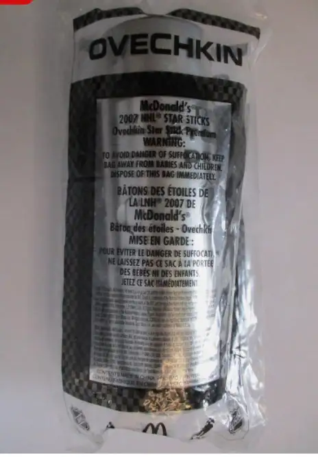 Alexander Ovechkin 2006-07 Mcdonald's Star Sticks Mini Stick in Hockey in Ottawa - Image 3