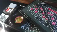 Jeux de Casino Deluxe en Bois