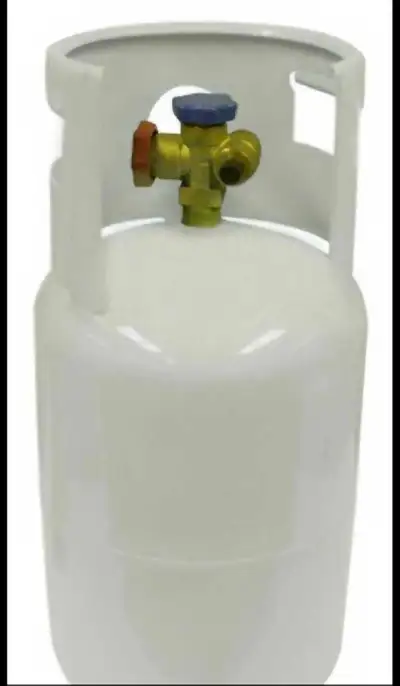 New, factory sealed refrigerant tanks, 45 lbs, R407C, R404A, R410A, R134A, R453A.