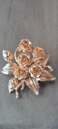 Vintage Coro Flower Bunch Larger Brooches 