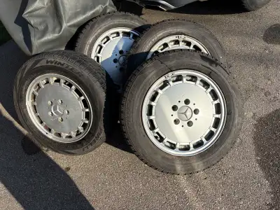 Mercedes E Class OEM RIMS 1244010702 Original Mercedes aluminum RIMS 6 1/2 J x 15 H2 ET48 Mercedes O...