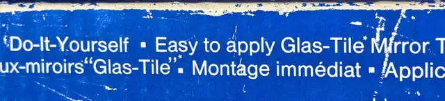 Retro Partial Box Glas-Tile 12x12" Blue Floral Wall Mirror Tiles in Home Décor & Accents in London - Image 10