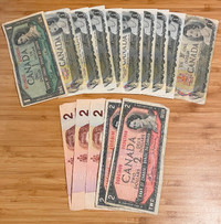 Collectible Silver Dollars + Currency (Coins + Bills)