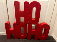 Stackable ho-ho-ho sign