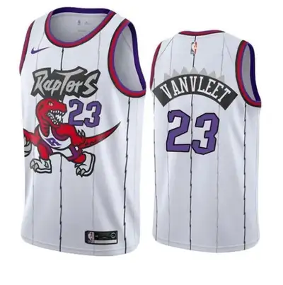 Fred Vanvleet White Retro Classic Toronto Raptors NBA Basketball jersey Sizes: S - M - L - XL - 2XL...