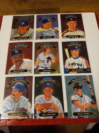Baseball Cards Donruss 1992 Diamond Kings NM HOF Lot of 19 HTF