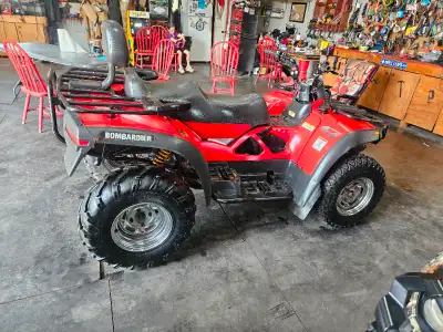 SELLING A 2004 BOMBARIER 650 QUEST. AUTOMATIC. 4X4 ITS A LEGAL TWO UP SEAT STRONG 650 CC ENGINE WITH...