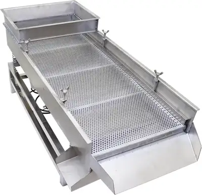 4mm Stainless Steel Linear Vibrating Screen 110V 80W*2 230245, View more