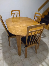 Dining Table /Chairs Solid Oak