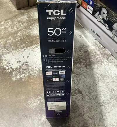Brand New Tcl 50 inch 4k Qled Roku tv, View more