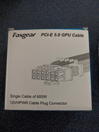 Fasgear 12VHPWR Cable from 4*** series GPU