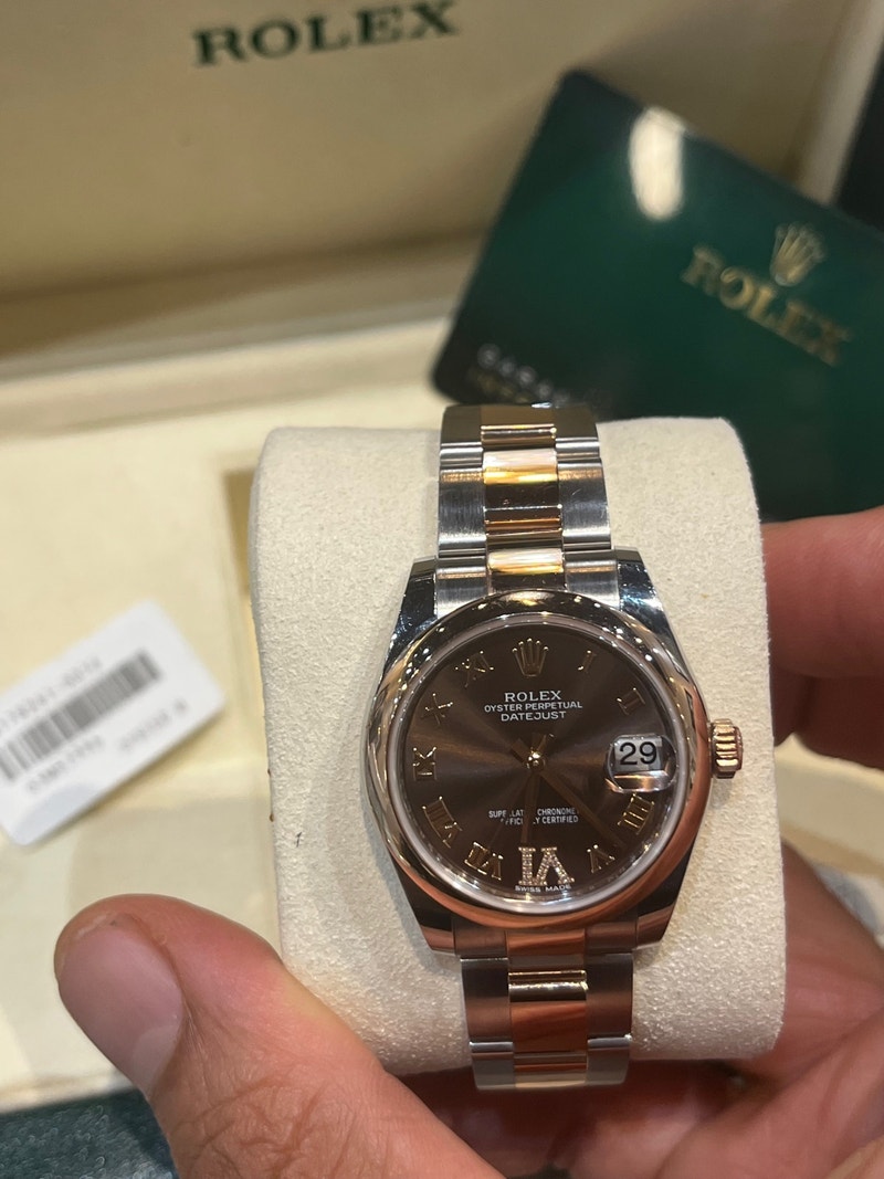 Rolex date just 31mm forever rose Jewellery & Watches City of