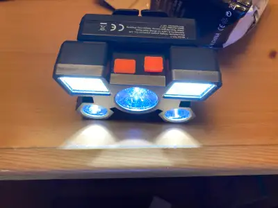 Headlamp and Titanium drill bits., View more