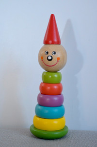 Eichhorn Kasper Figure - wood stacking toy