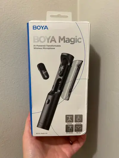 BOYA Magic-02 AI-Powered Wireless Microphone System (4-, View more