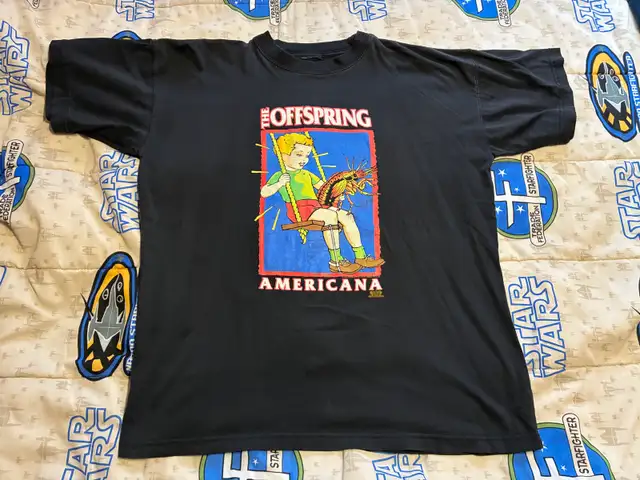 Vintage 1998 The Offspring Americana band tee