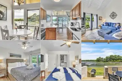 Hilton Head Island Waterfront Villa – 2BR/2BA + Office – Winter, View more