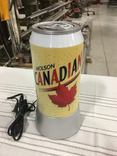 Vintage "Molson Canadian" Motion Advertising Lamp, View more