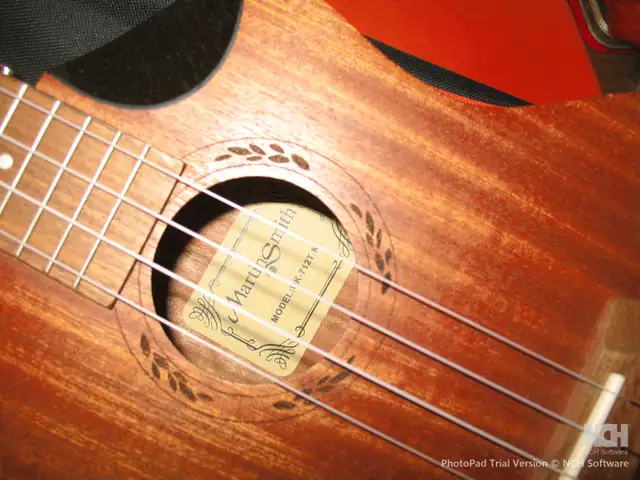 Ukulele Martin Smith Model: UK 712T-N Vintage Like New Condt. A1 in String in Edmonton - Image 7