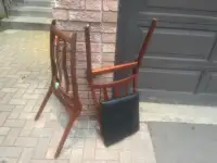Broken Teak Chairs