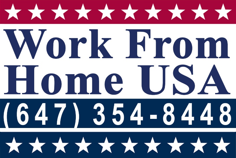 Work From Home USA Sales & Retail Sales Mississauga / Peel Region
