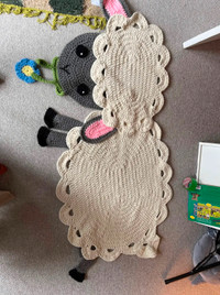 Crochet wall hanging for nursery
