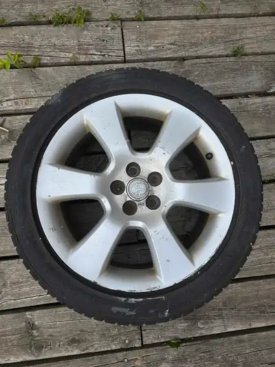 OEM rims taken off Toyota matrix. Tires are not good. Only rims.