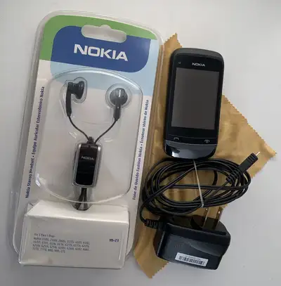 Nokia C2-02 Touch and Type  2G GSM 2MP Bluetooth Slide Phone, View more