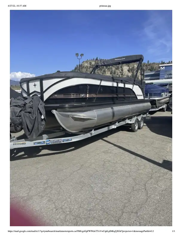 2021 25 FOOT BERKSHIRE PONTOON 25E STS 3.0. LIKE NEW in Powerboats & Motorboats in Penticton - Image 21