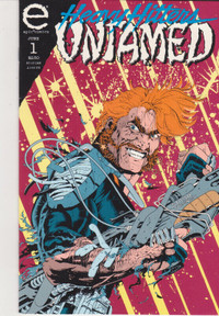 Epic Comics - Untamed - Issue #1 (June 1993) - Embossed Cover.