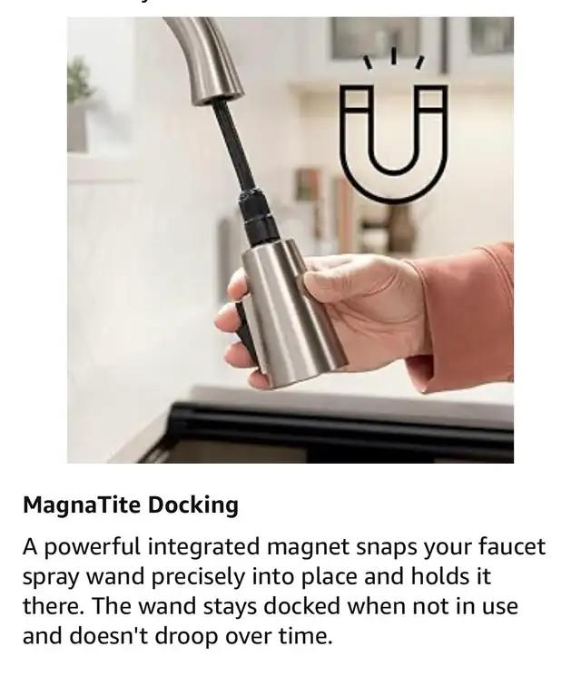 New Delta Essa Single Handle Pull Down Kitchen Bar Prep Faucet in Plumbing, Sinks, Toilets & Showers in Calgary - Image 5