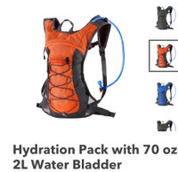 Unigear Hydration Pack Backpack with 70 oz 2L Water Bladder 